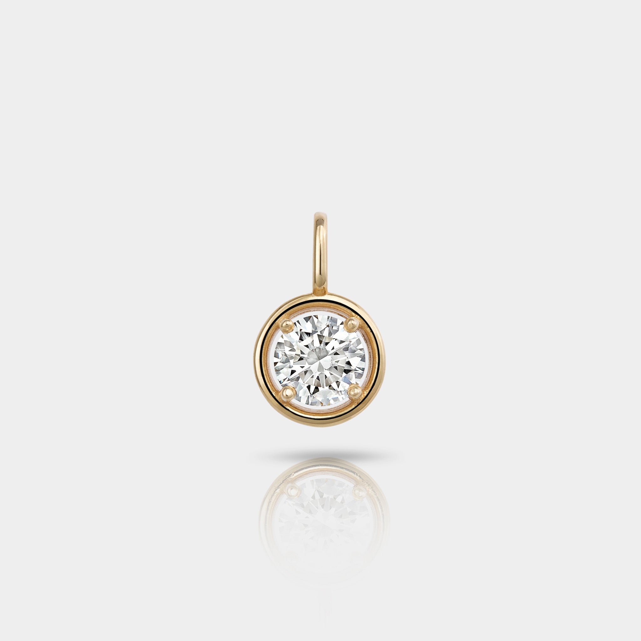 Lighthouse Beacon | Diamond Pendant Necklace in 14k Gold
