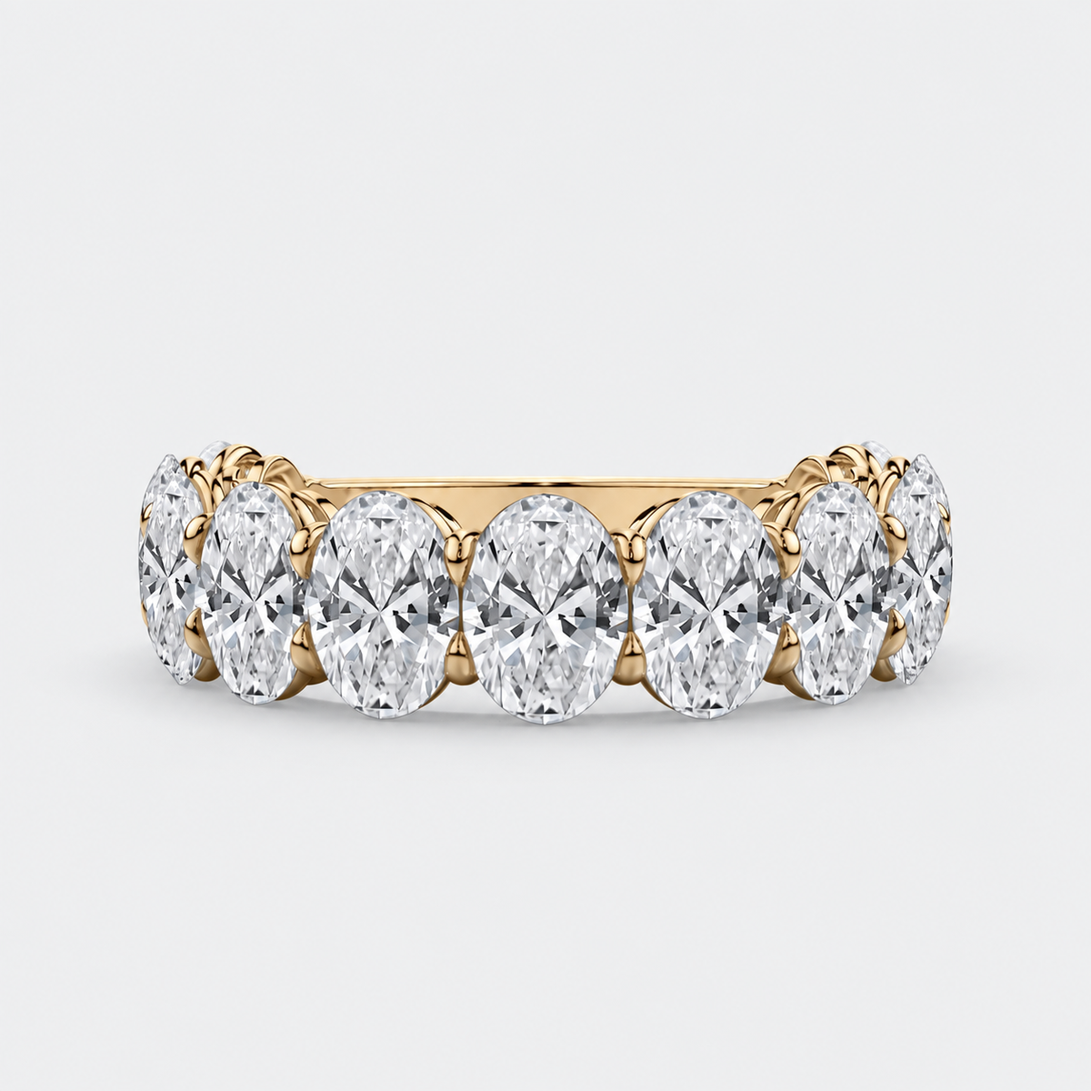 Oval Lab-Grown Diamond Eternity Band
