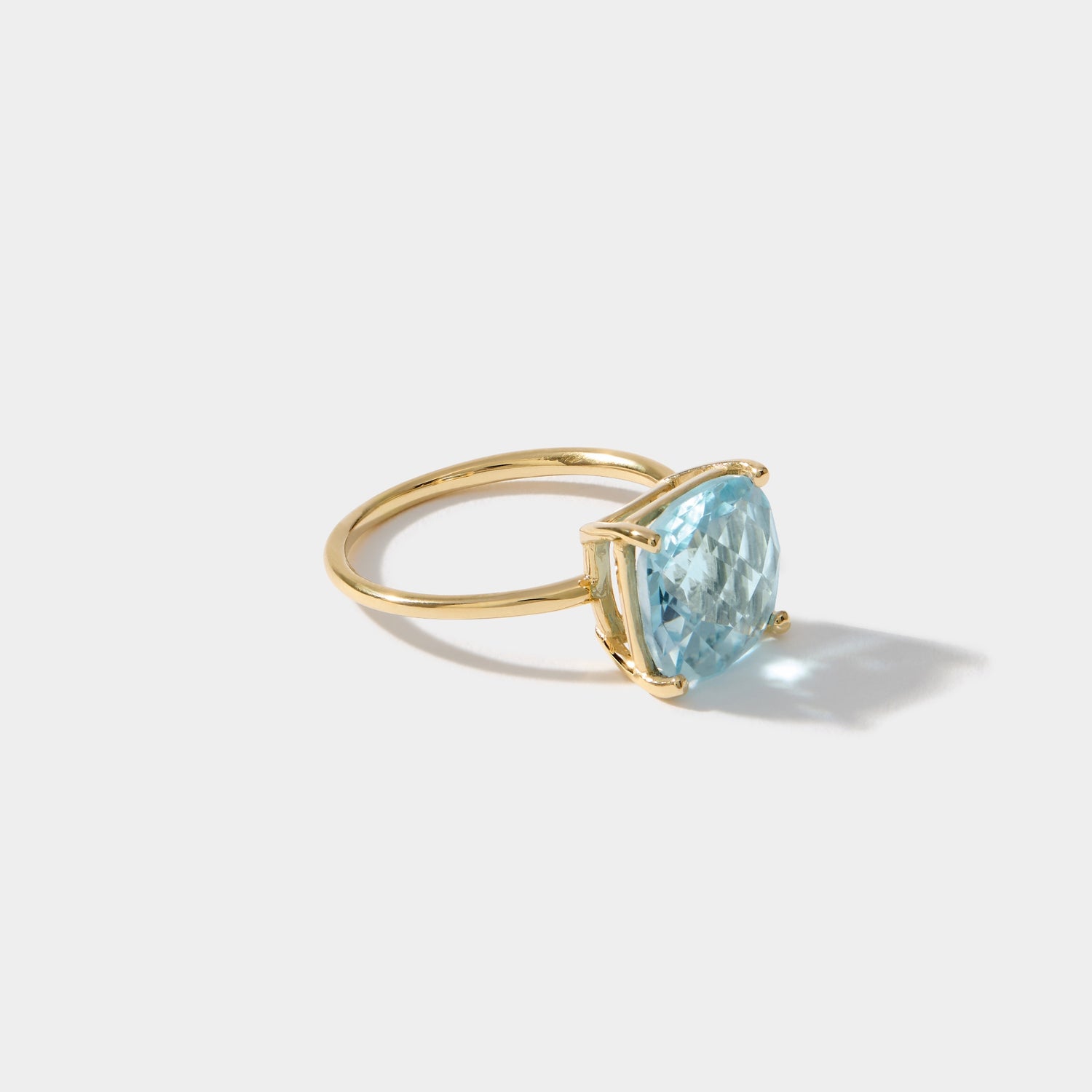 Blue Topaz 14k Ring