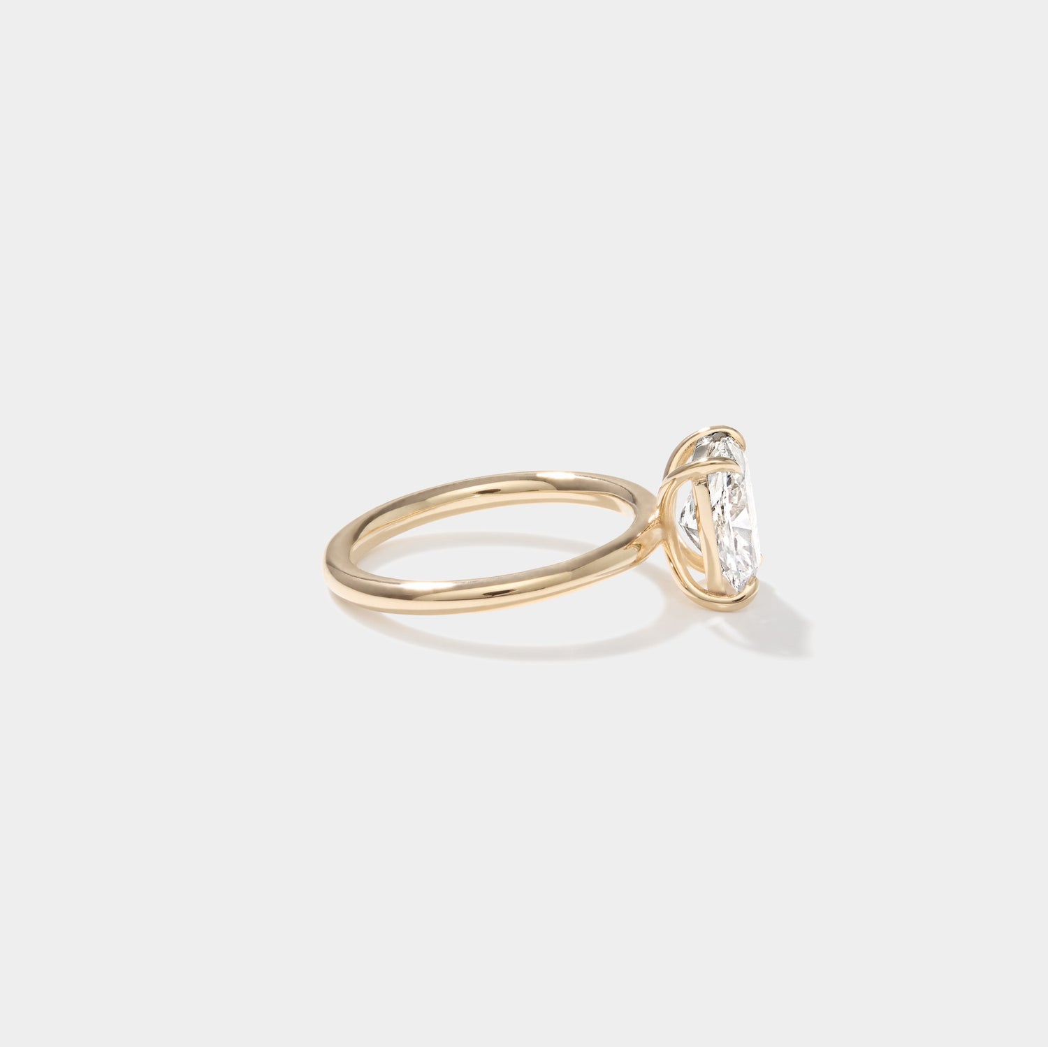 Elongated Cushion Lab Grown Engagement Ring