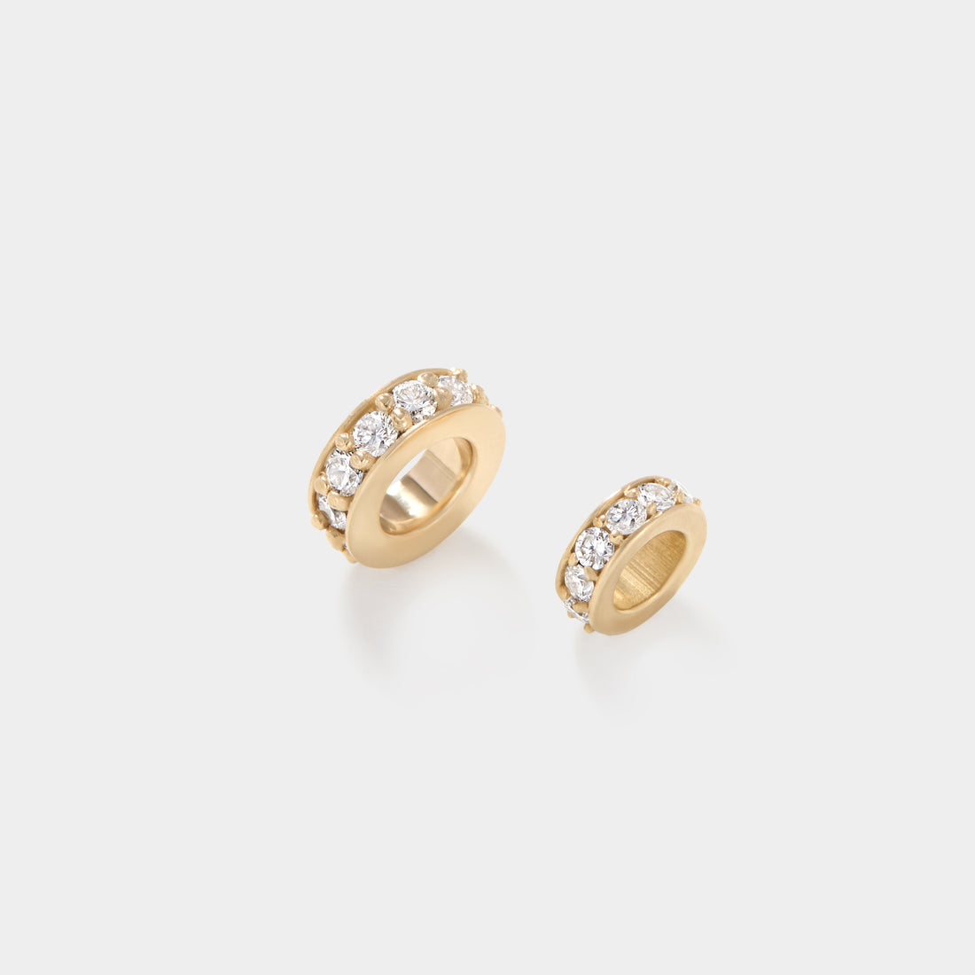 Diamond Rondelle Beads