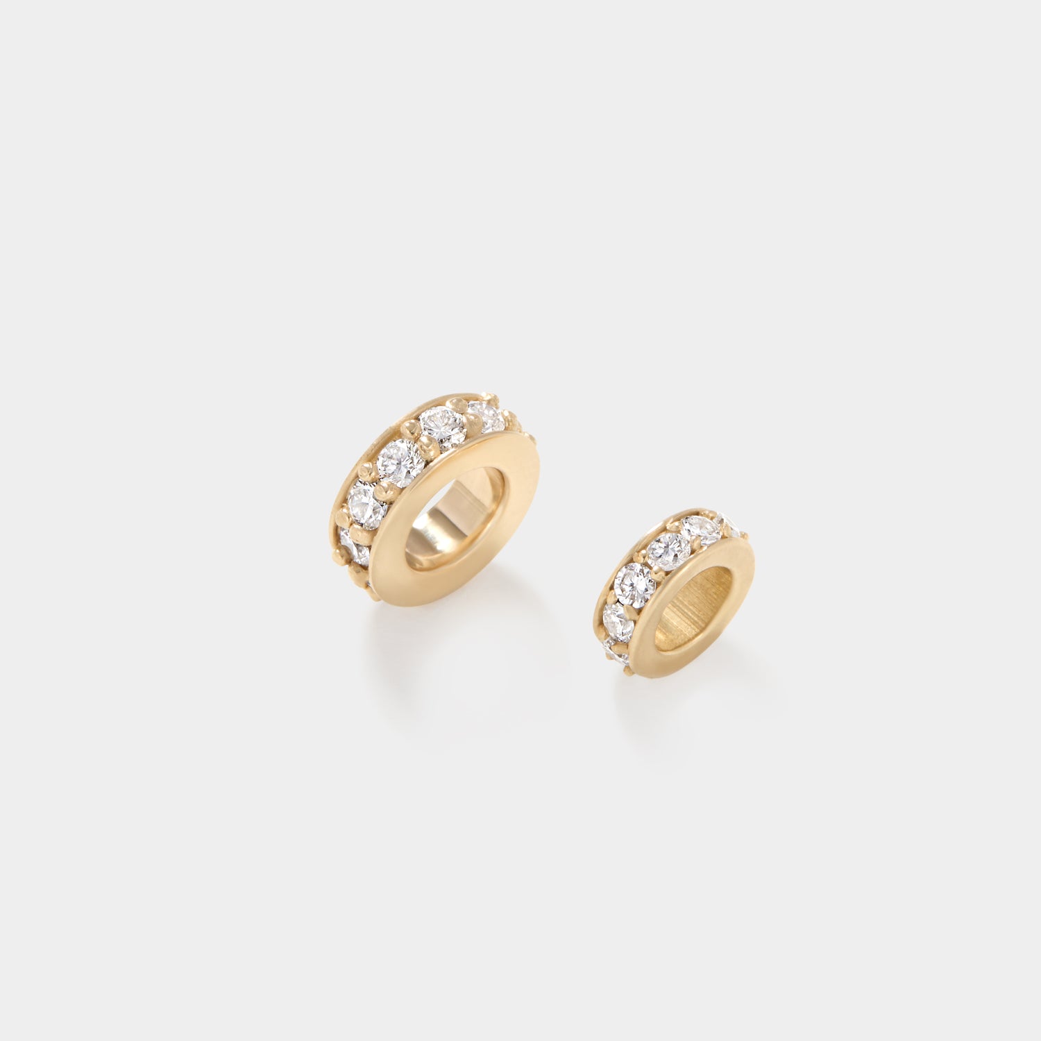 Diamond Rondelle Beads