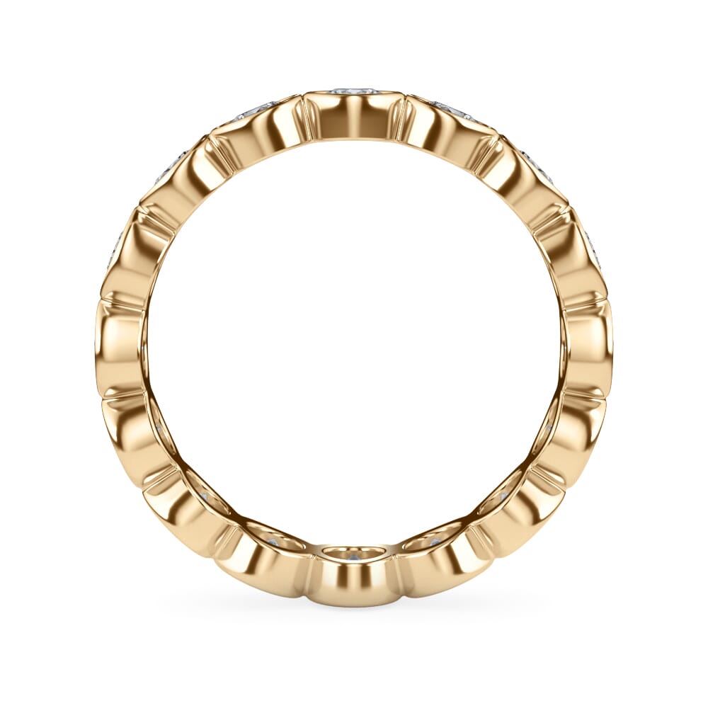 Round Bezel Eternity Band