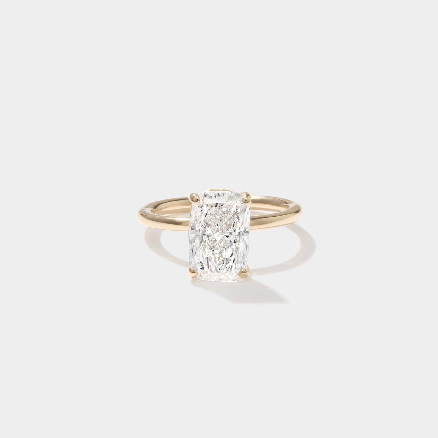 Elongated Cushion Engagement Ring