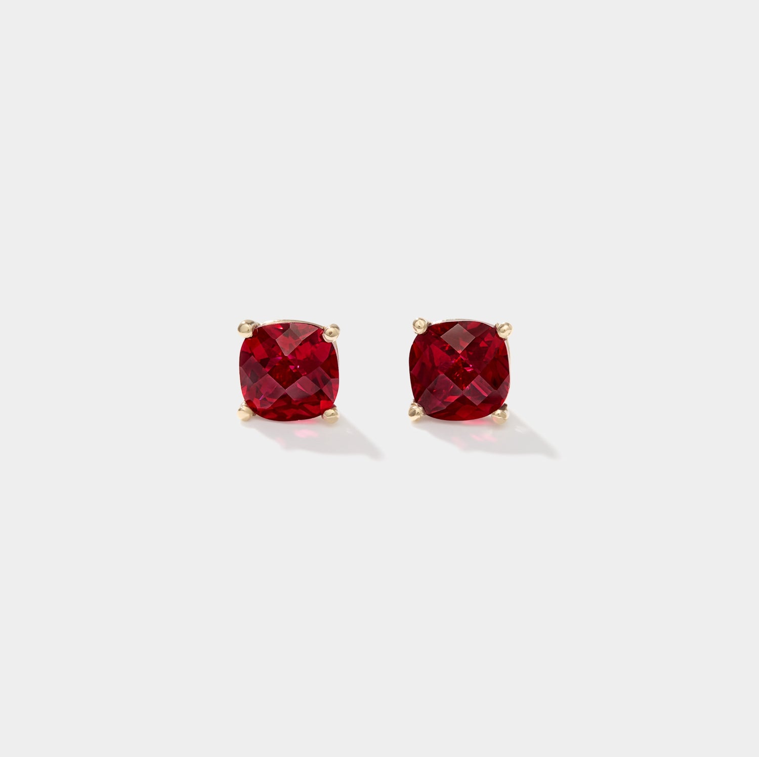 Tide Earrings | Boston Red | Ruby
