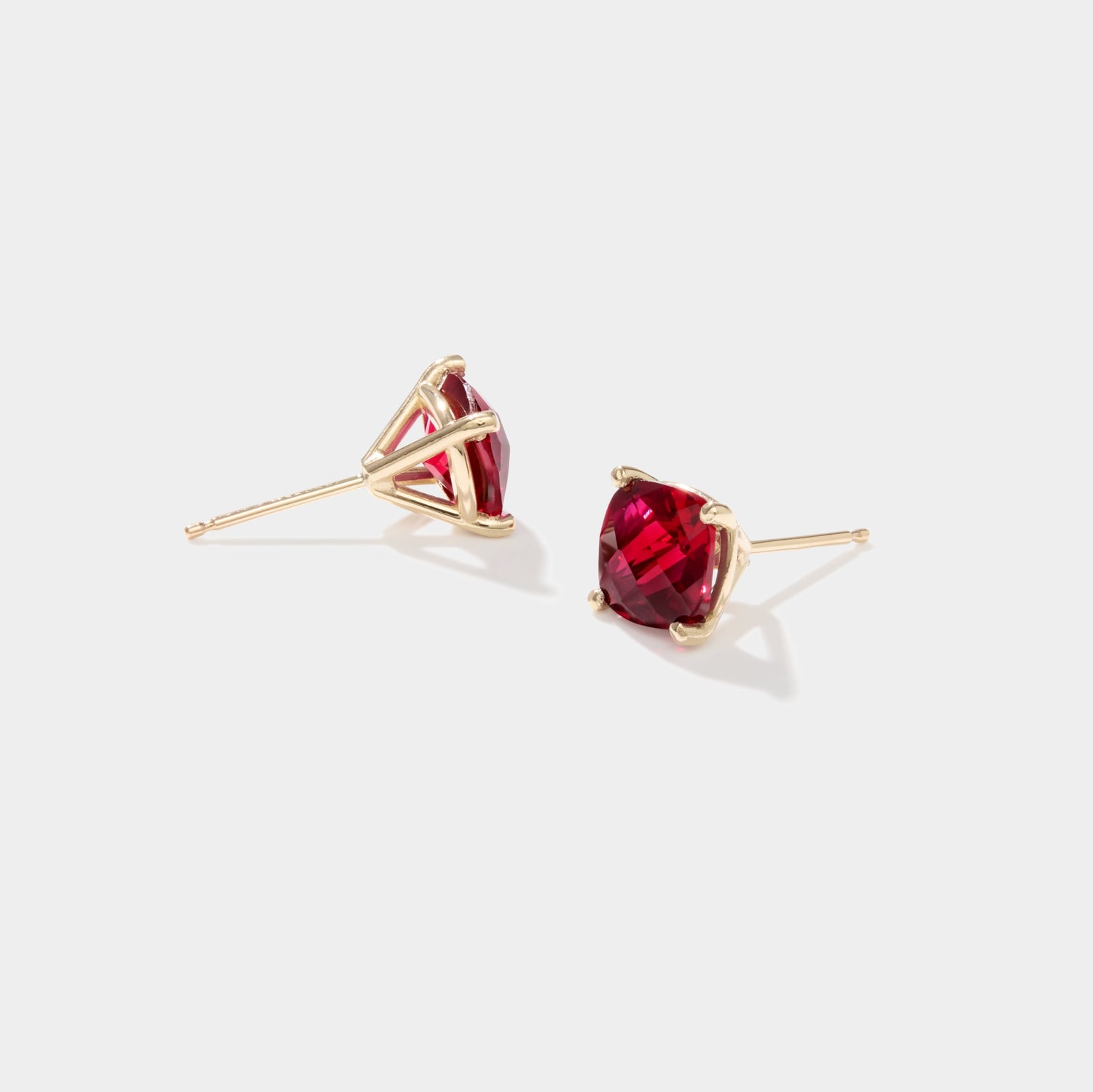 Tide Earrings | Boston Red | Ruby