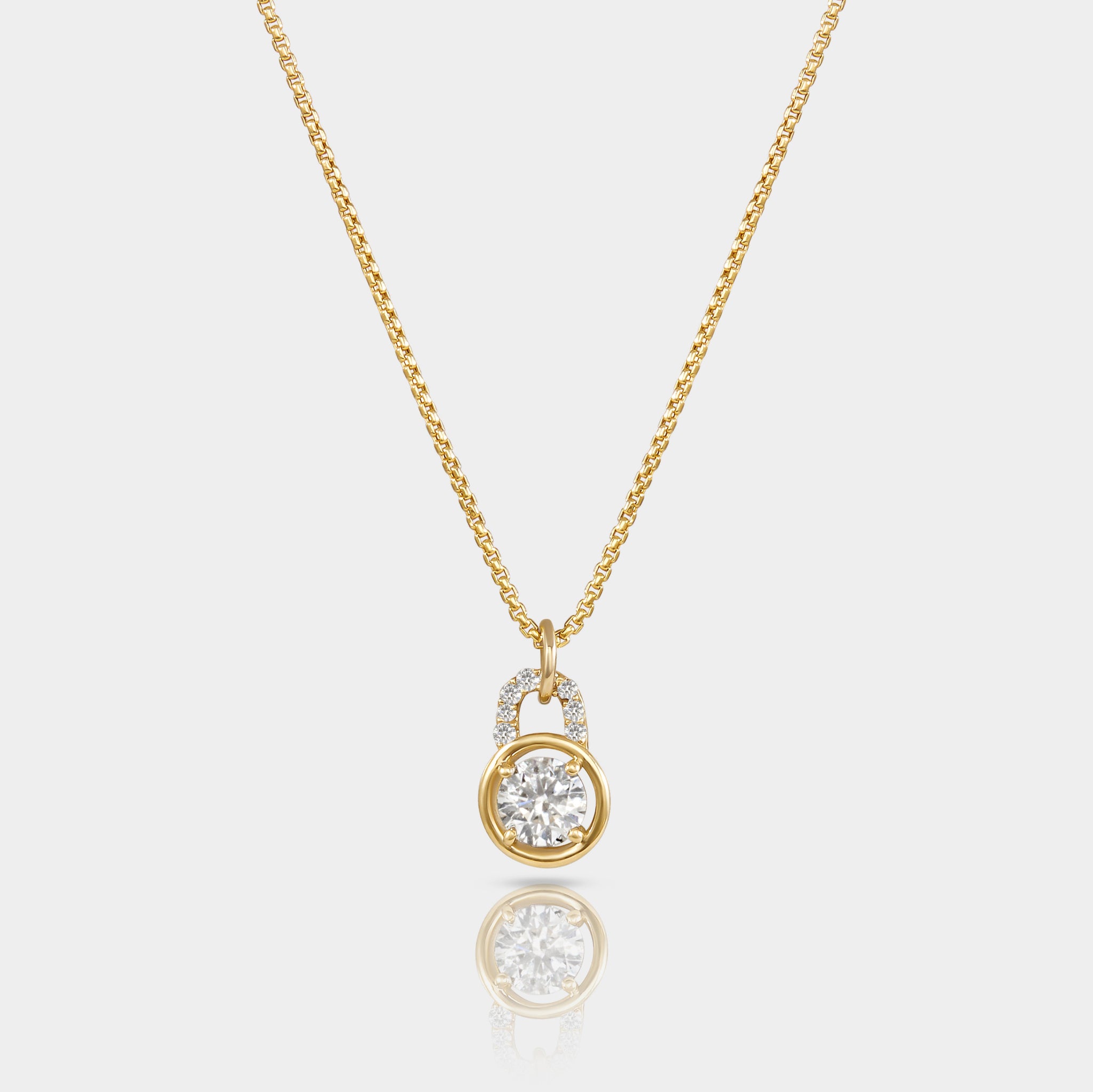 Diamond Locket on Chain