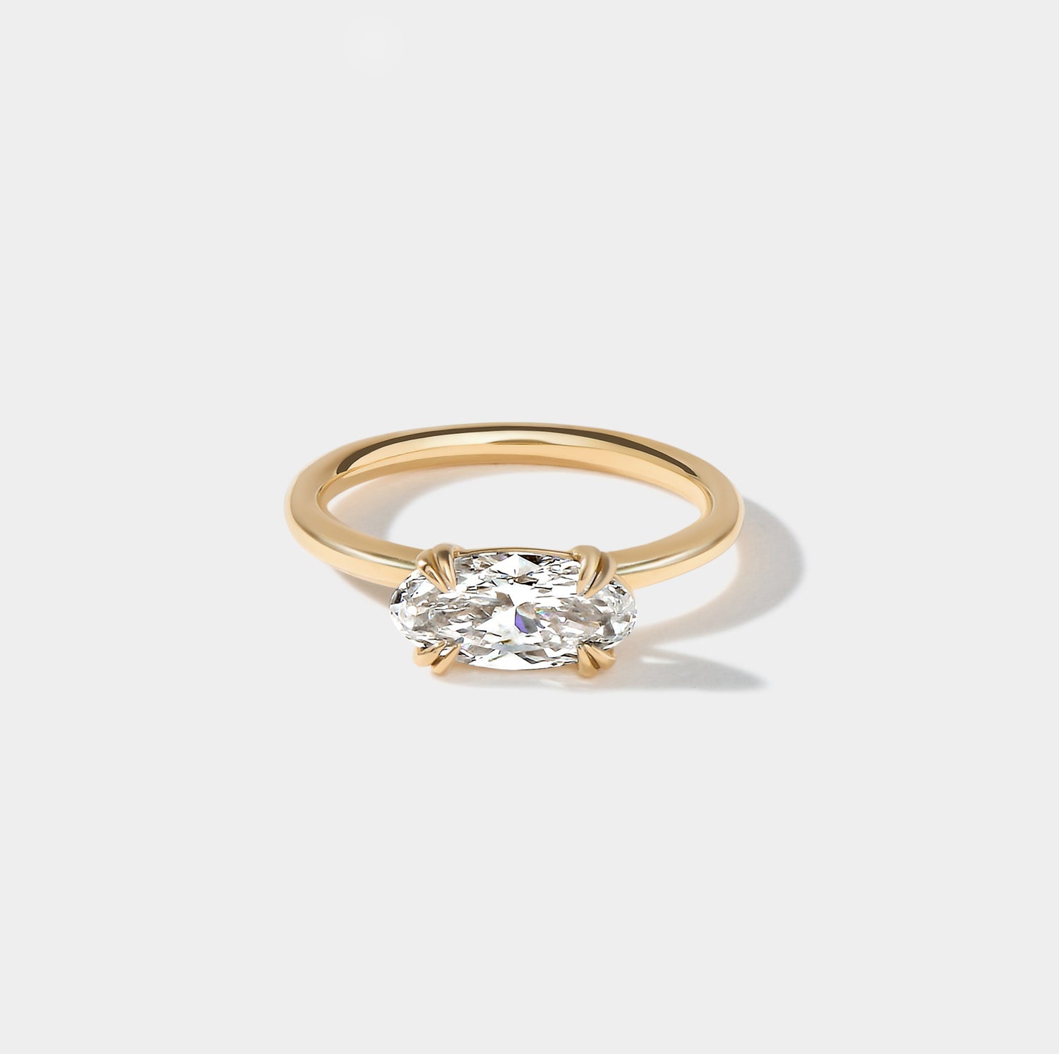 Aurora East-West Marquise Diamond Ring