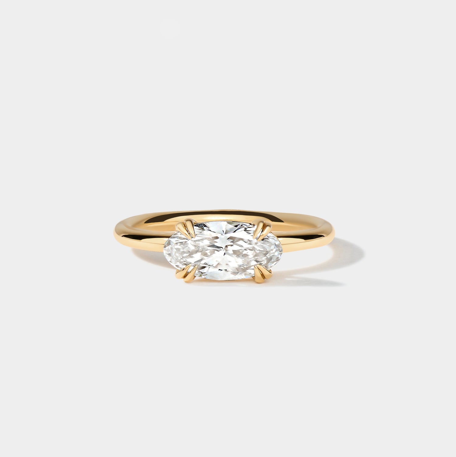 Aurora East-West Marquise Diamond Ring