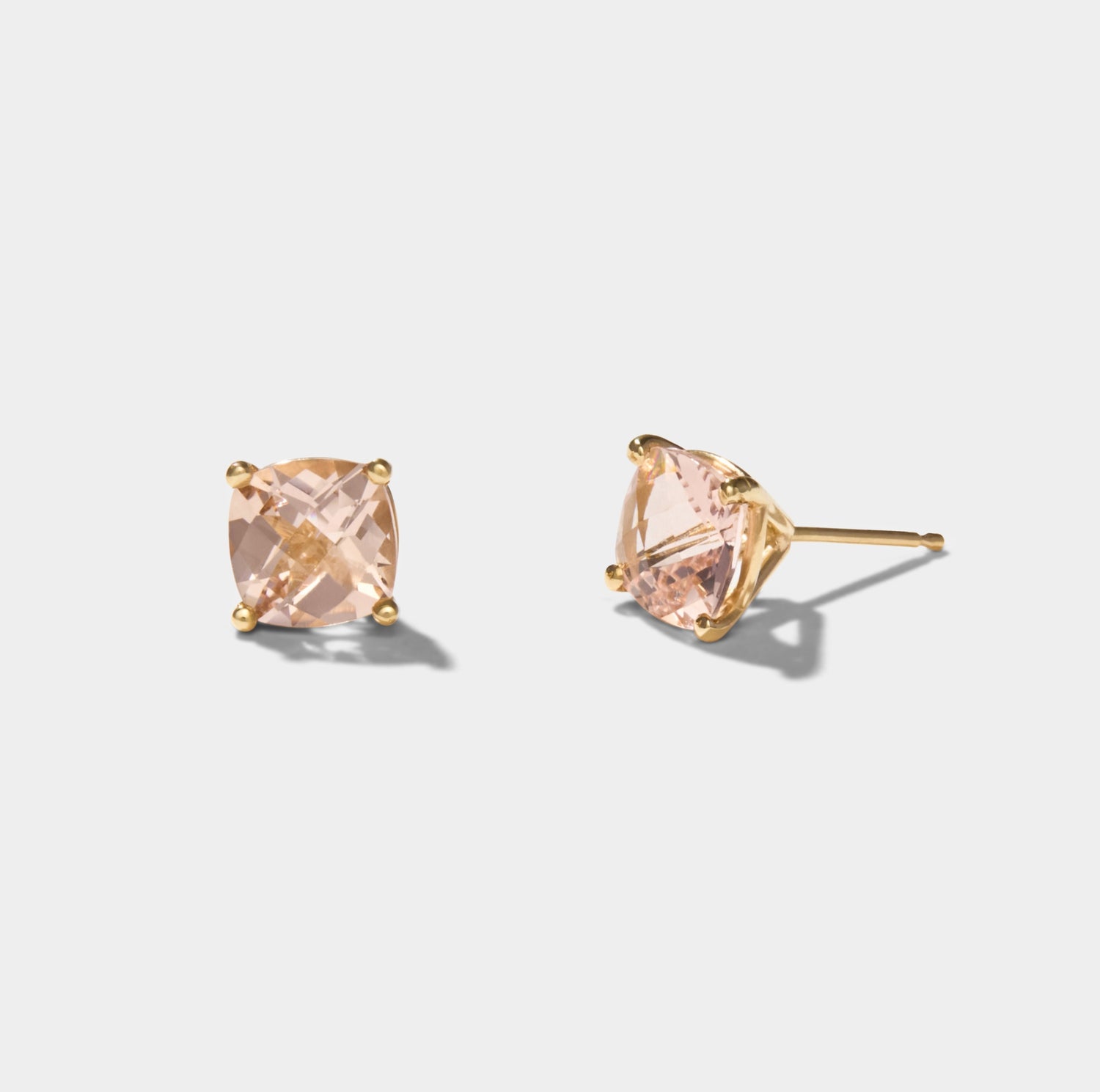 Tide | Morganite Studs | Connecitcut Coast
