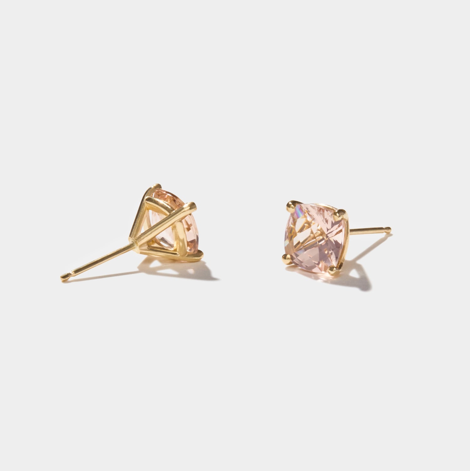 Tide | Morganite Studs | Connecitcut Coast