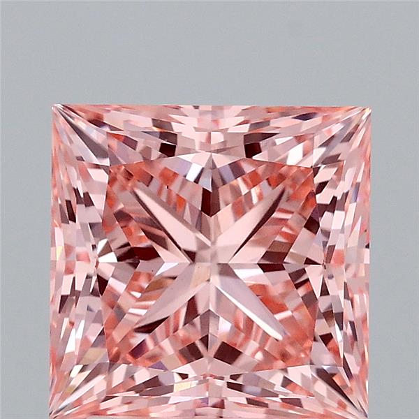 Women’s Custom 14K White Gold Engagement Ring with 3.23ct Lab-Grown Pink Princess-Cut Diamond | Cove Fine Jewelry 2025