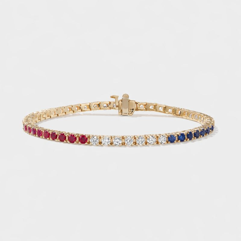 Independence Diamond Tennis Bracelet