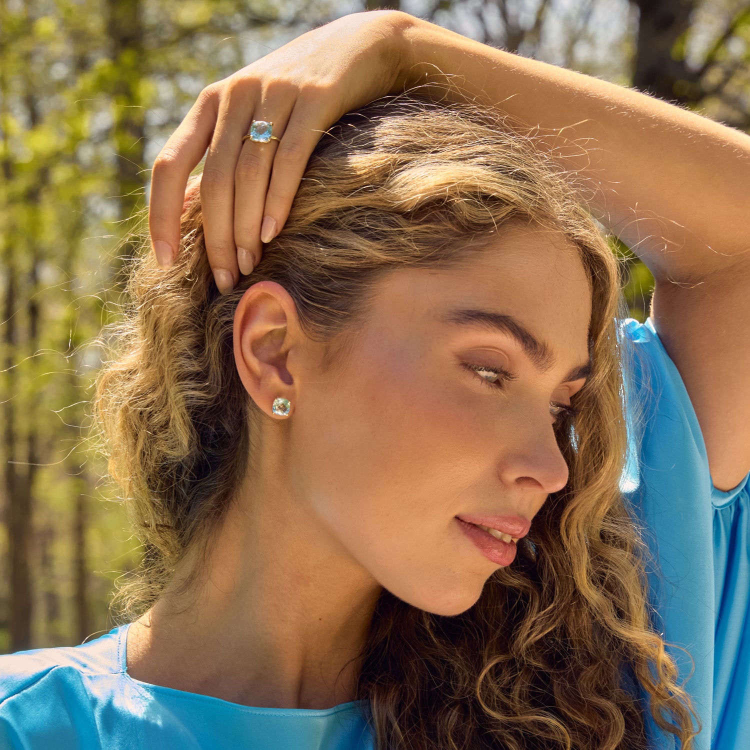 Tide | New Hampshire | Sky Topaz Earrings