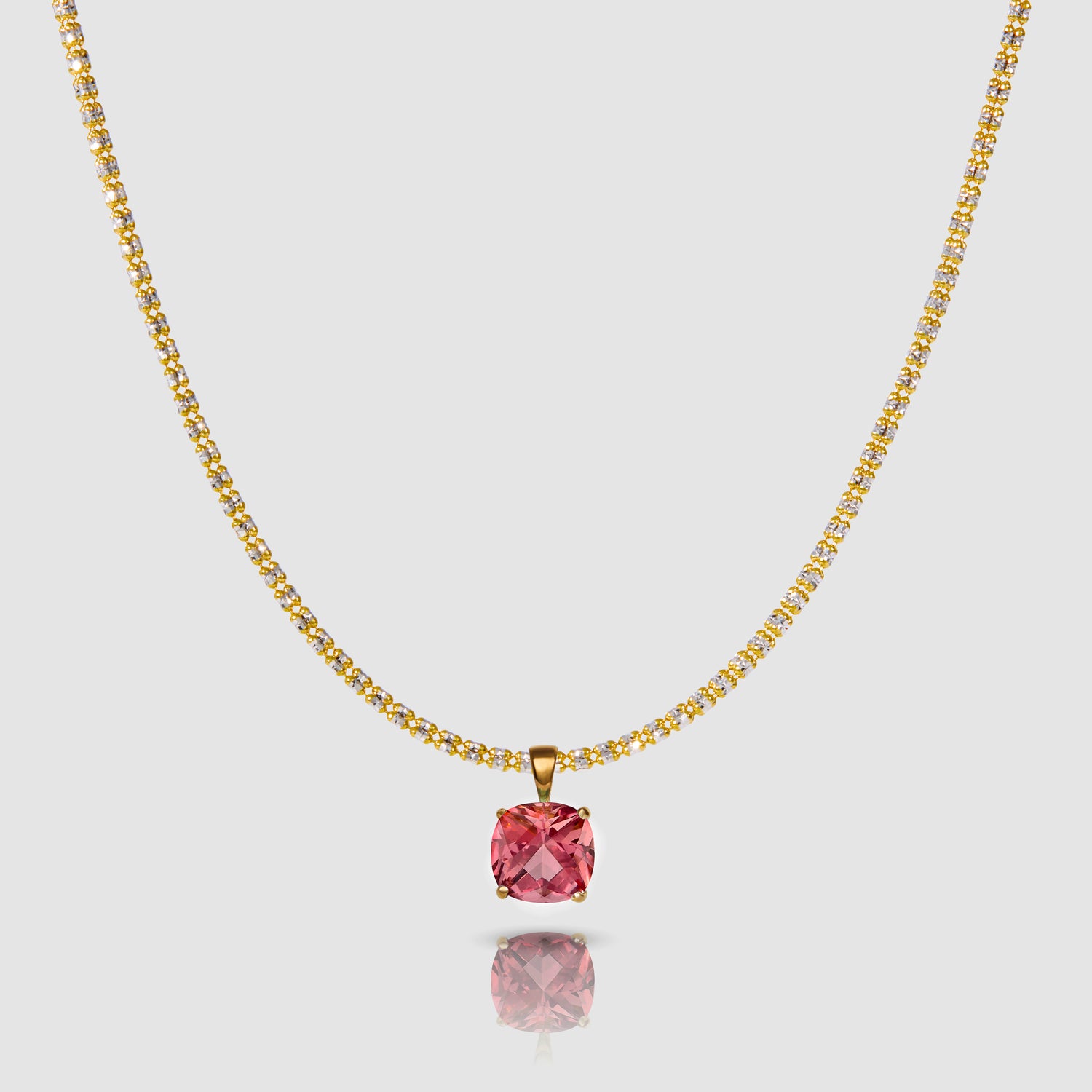 Horizon |Nantucket Red | Pink Tourmaline Pendant