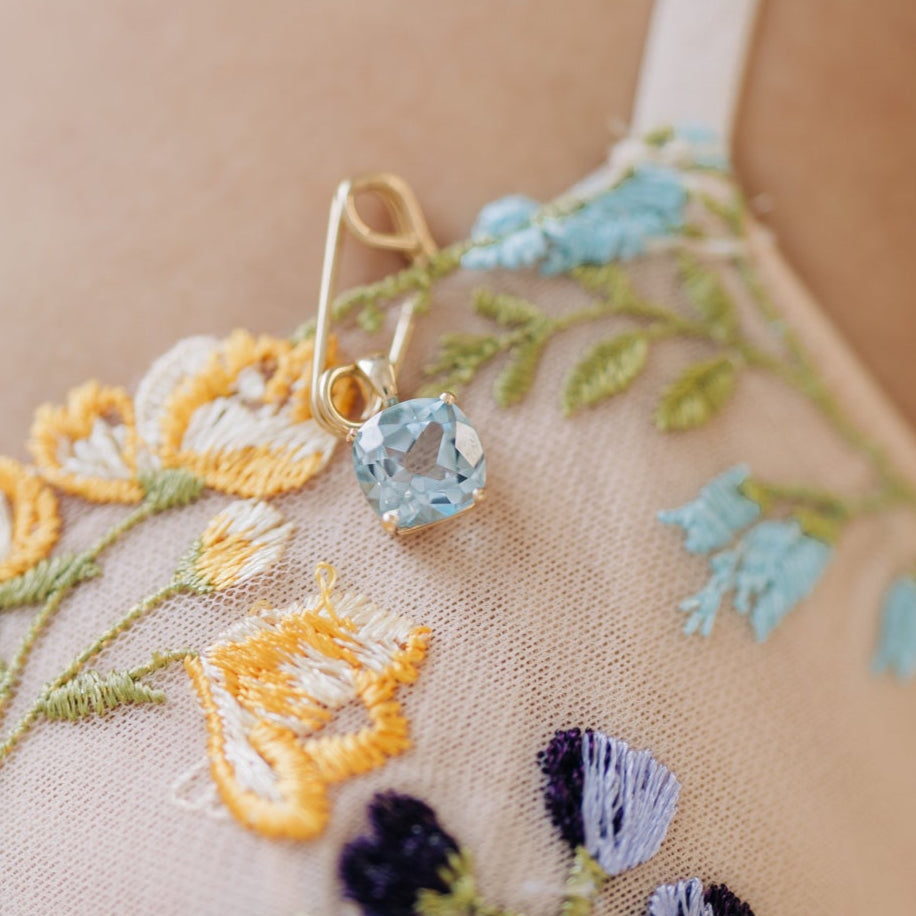 Blue Topaz Pendant Bride