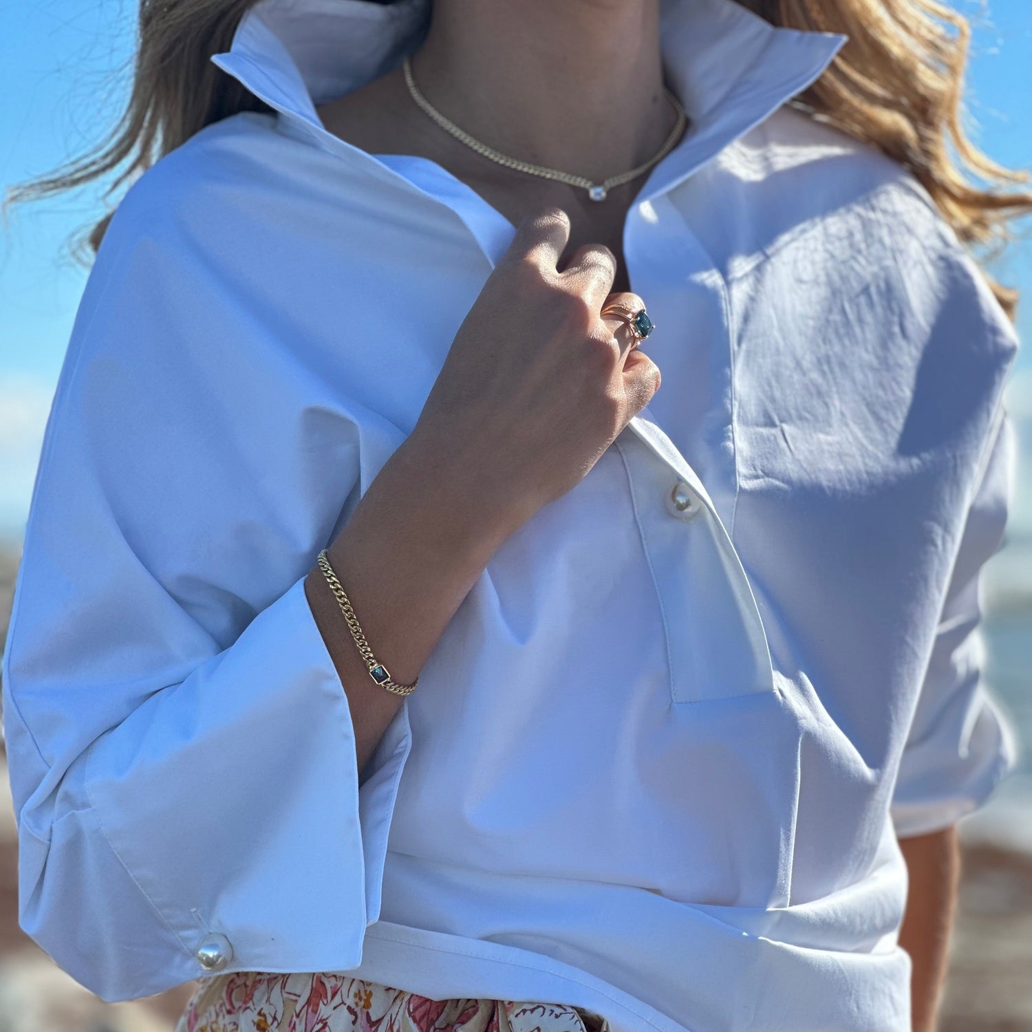 Emerald Cut Diamond Cuban Necklace