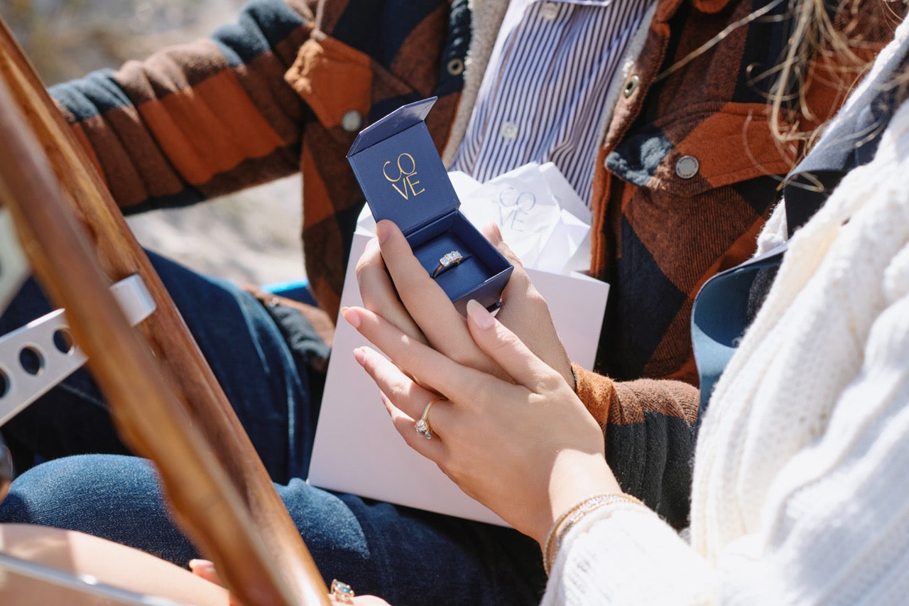 bridal engagement ring and diamond jewelry styling for wedding day