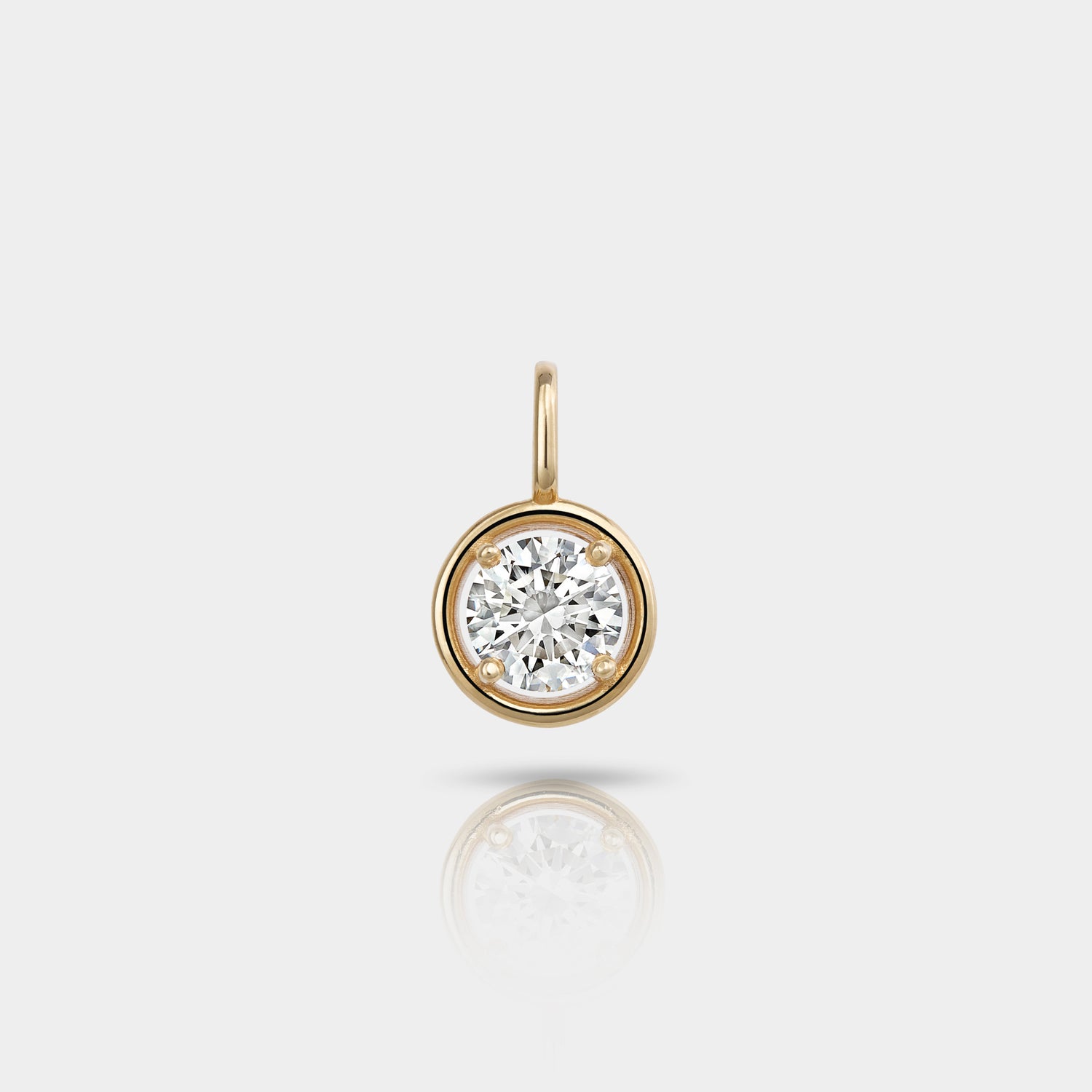 Lighthouse Beacon | Diamond Pendant Necklace in 14k Gold