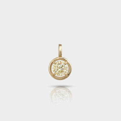 Lighthouse Beacon | Diamond Pendant Necklace in 14k Gold