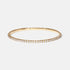 ab-grown diamond tennis bangle with comfort-fit flex design