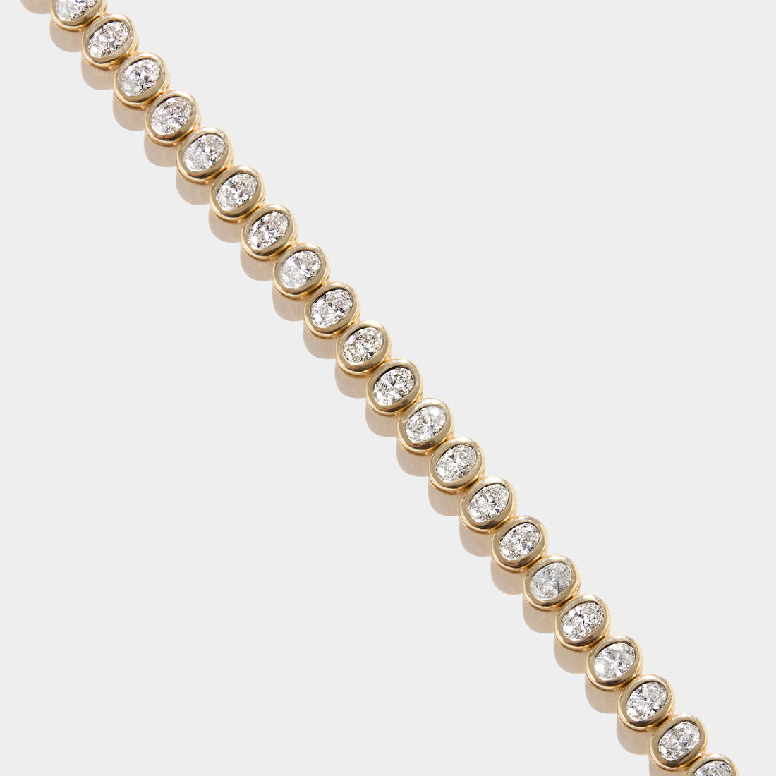 Oval Bezel Tennis Bracelet