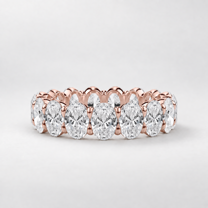 Oval Lab-Grown Diamond Eternity Band