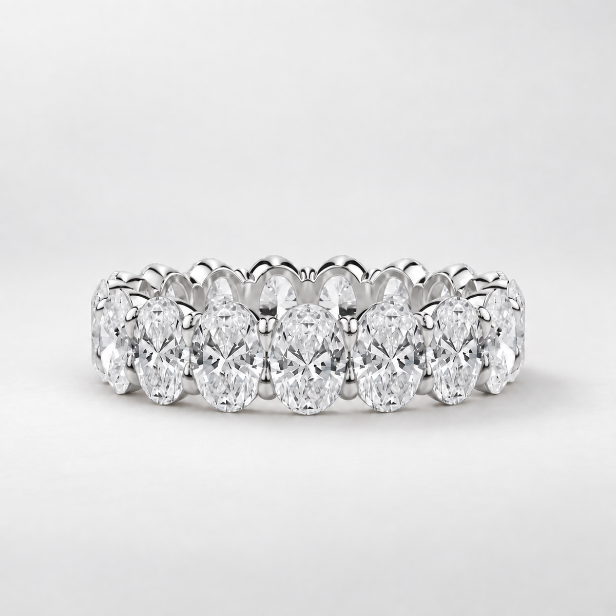Oval Lab-Grown Diamond Eternity Band