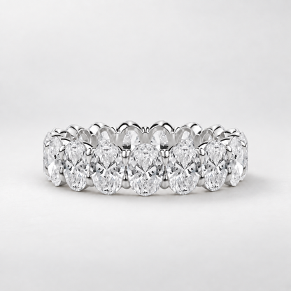 Oval Lab-Grown Diamond Eternity Band