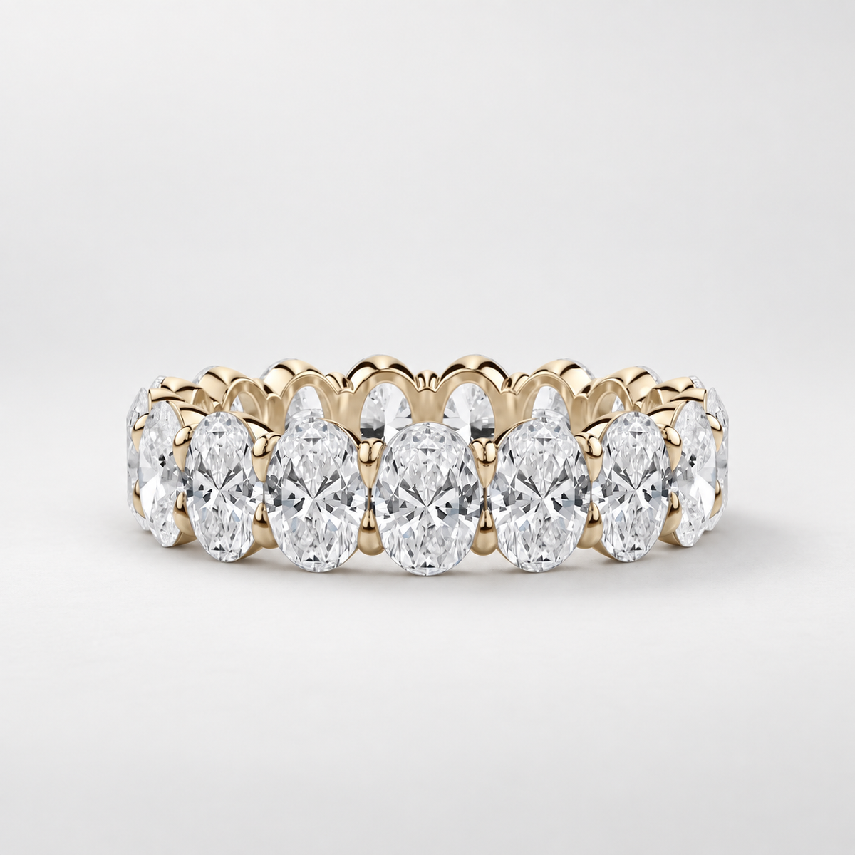 Oval Lab-Grown Diamond Eternity Band