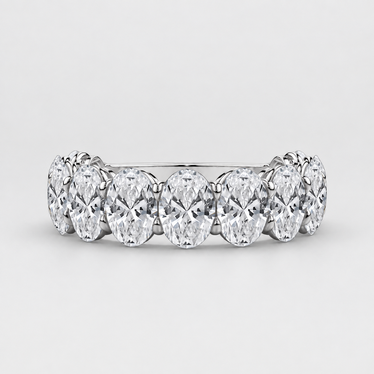 Oval Lab-Grown Diamond Eternity Band