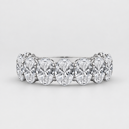 Oval Lab-Grown Diamond Eternity Band