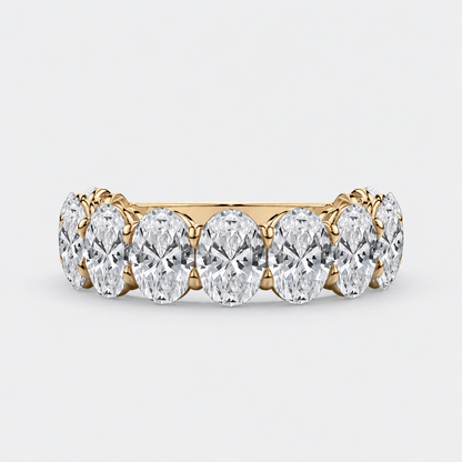 Oval Lab-Grown Diamond Eternity Band