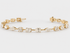 mixed-shape lab-grown diamond tennis bracelet with oval, marquise, pear and round diamonds in solid 14k gold 5 carats

