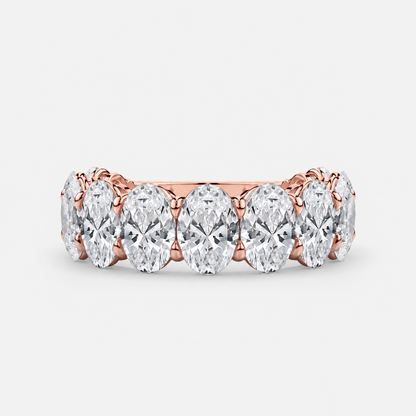 Oval Lab-Grown Diamond Eternity Band