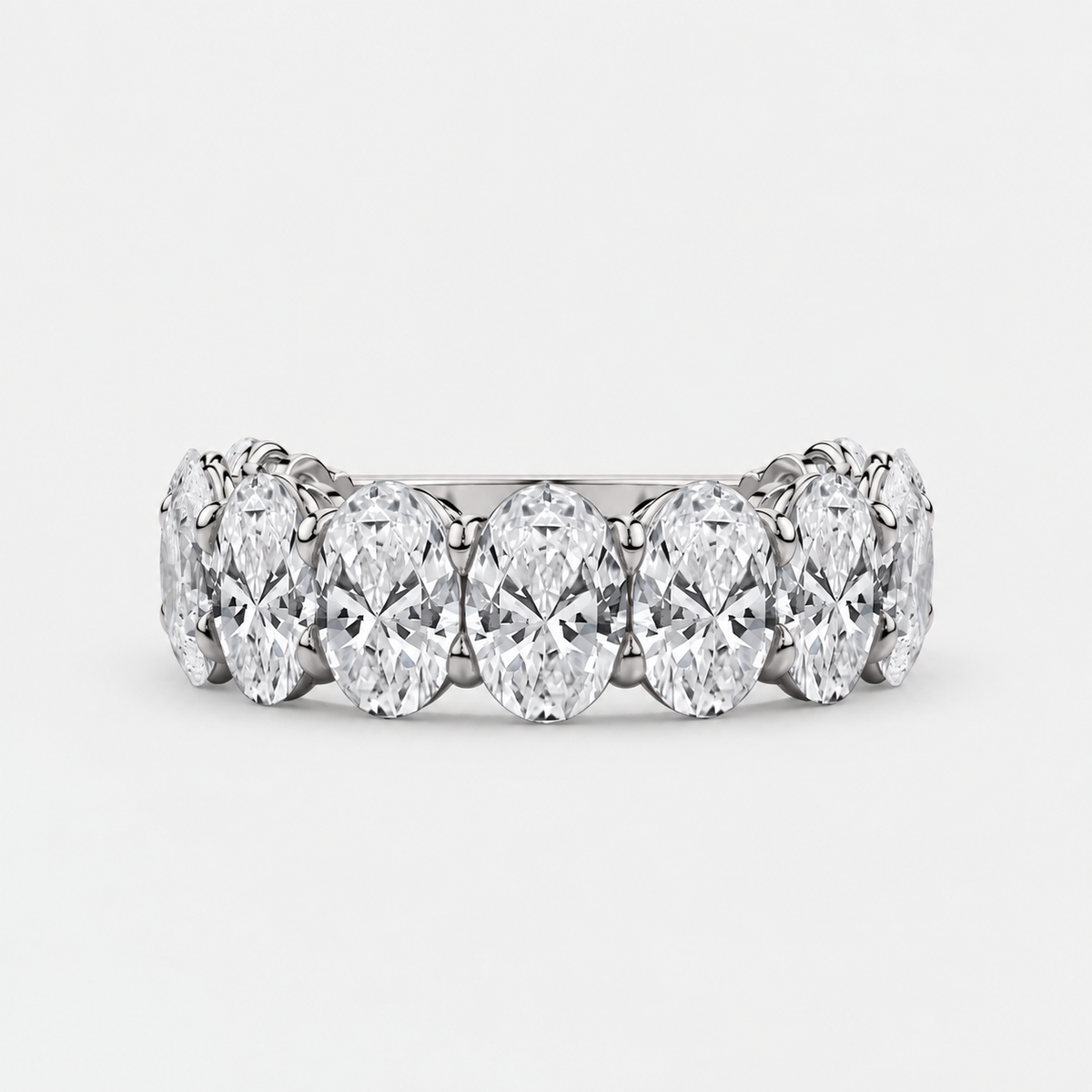 Oval Lab-Grown Diamond Eternity Band