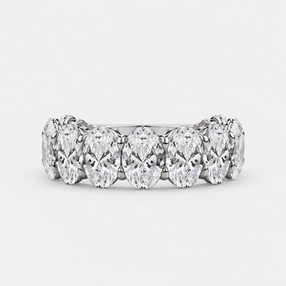 Oval Lab-Grown Diamond Eternity Band