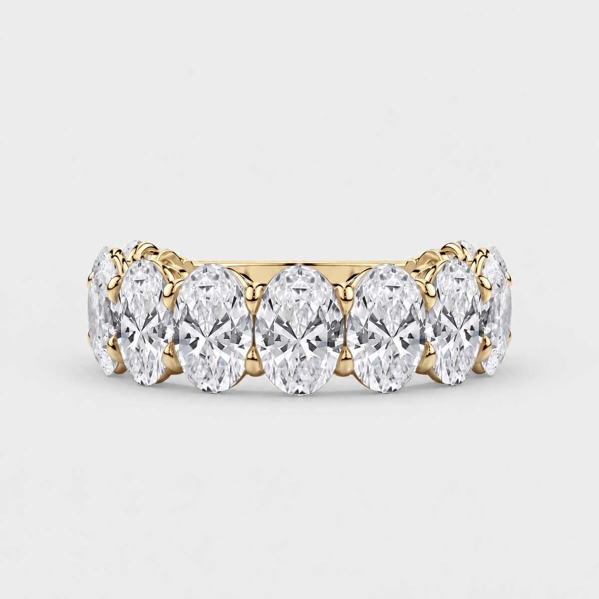 Oval Lab-Grown Diamond Eternity Band