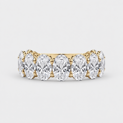 Oval Lab-Grown Diamond Eternity Band