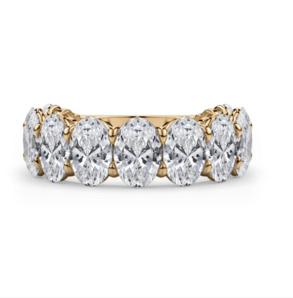 Oval Lab-Grown Diamond Eternity Band