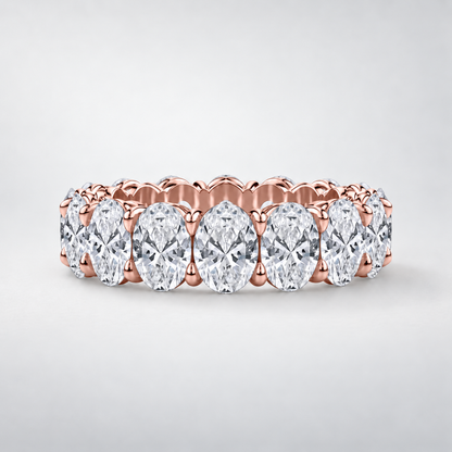 Oval Lab-Grown Diamond Eternity Band