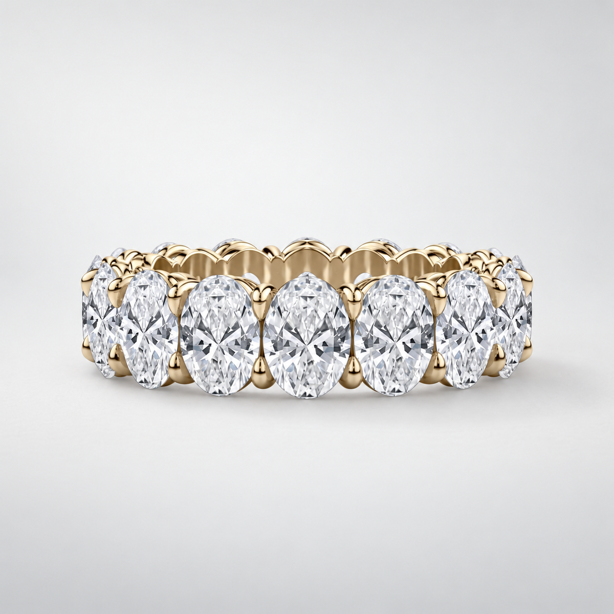 Oval Lab-Grown Diamond Eternity Band