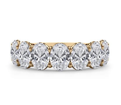 Oval Lab-Grown Diamond Eternity Band