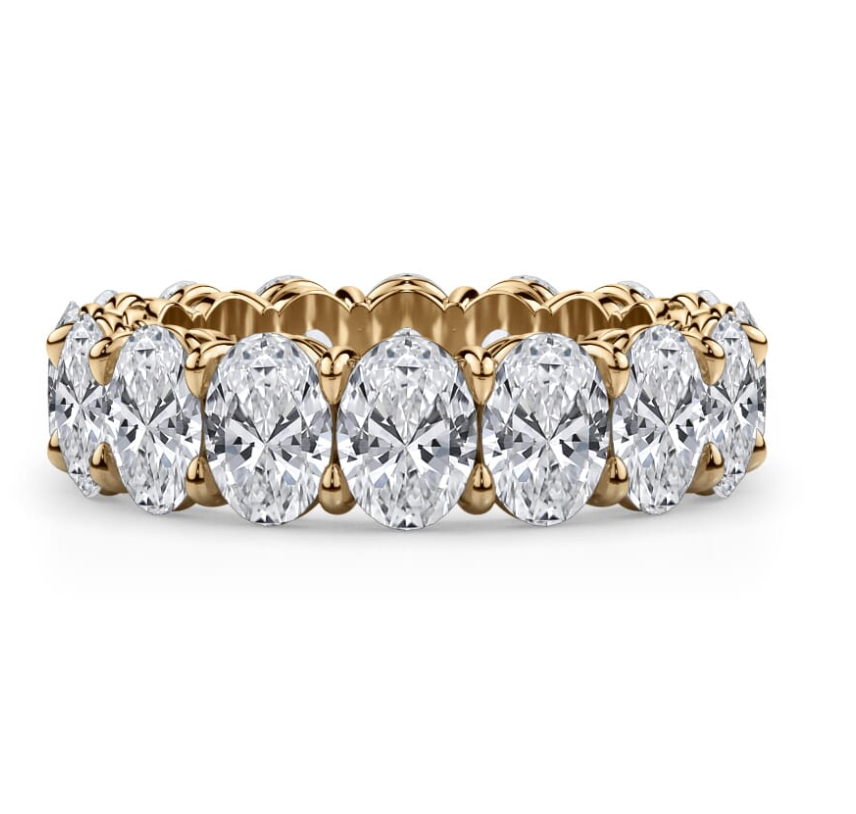 Oval Lab-Grown Diamond Eternity Band