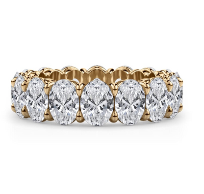 Oval Lab-Grown Diamond Eternity Band