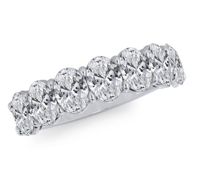 Oval Lab-Grown Diamond Eternity Band