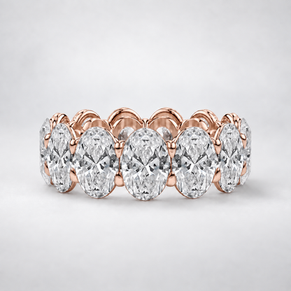 Oval Lab-Grown Diamond Eternity Band