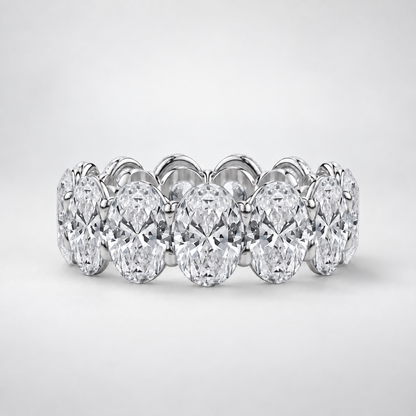 Oval Lab-Grown Diamond Eternity Band