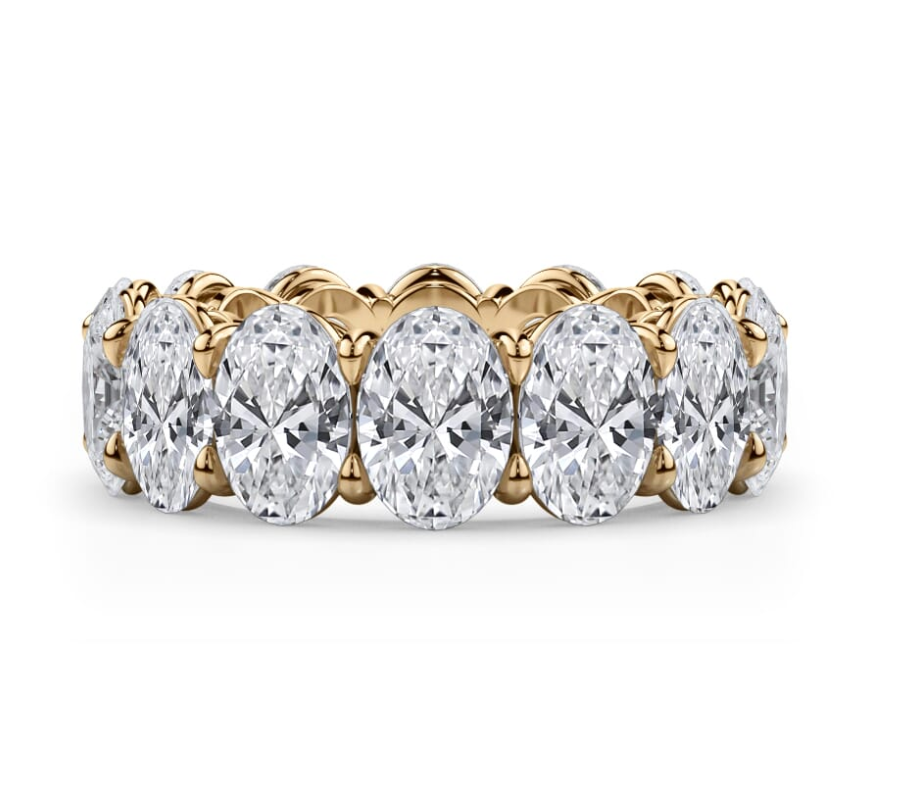 Oval Lab-Grown Diamond Eternity Band
