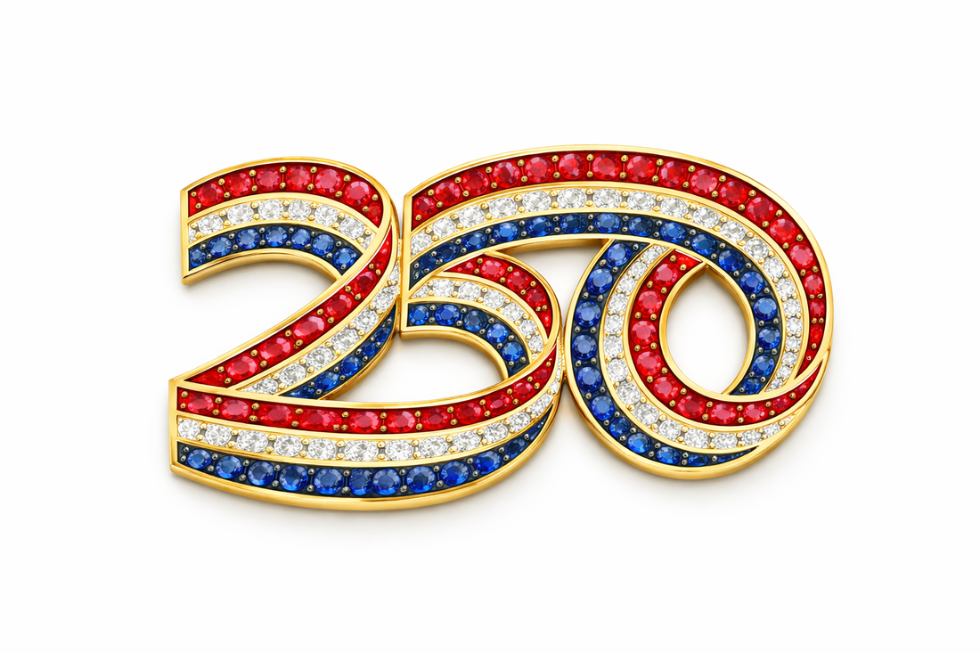 America250™ Diamond Commemorative Lapel Pin